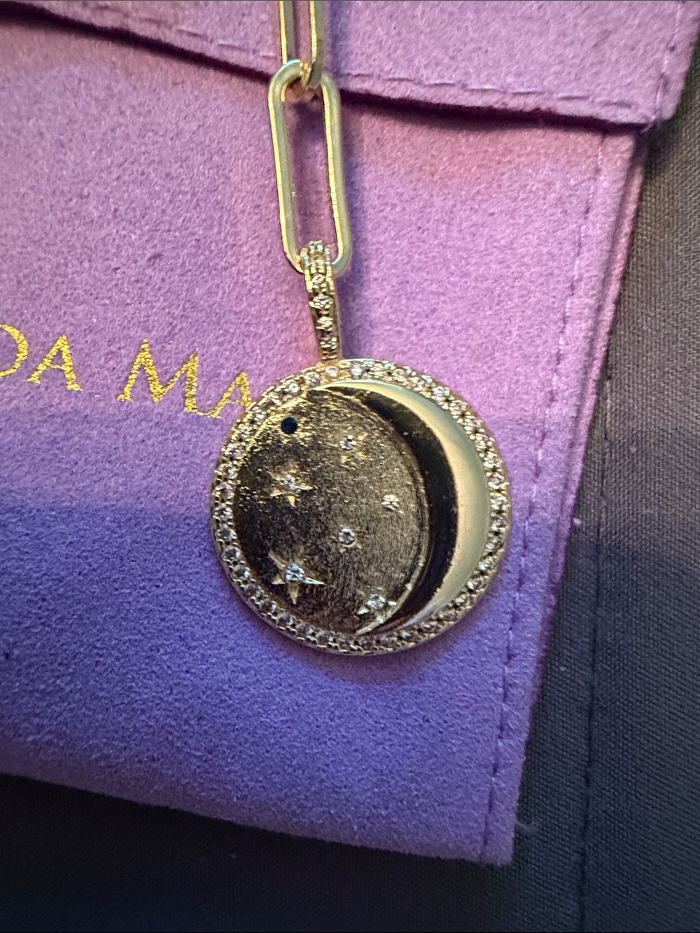 Melinda Maria Lariat Gold Necklace - Picture 2 of 5